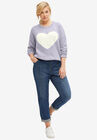 Love Ellos Sweater, LILAC HAZE IVORY, hi-res image number null