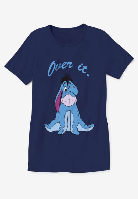 Disney Navy Eeyore Short-Sleeve Tee, , alternate image number null