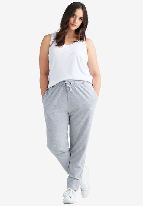 French Terry Drawstring Sweatpants, , alternate image number null