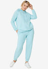 Hooded Fleece Sweatshirt, AQUA SKY, hi-res image number null