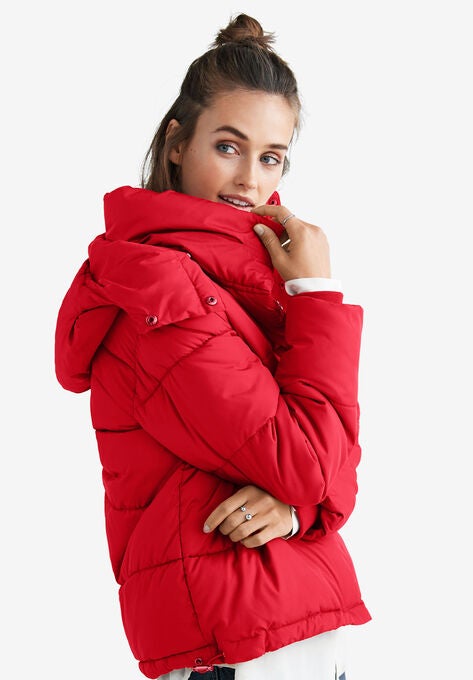 Short Hooded Puffer, , alternate image number null