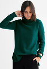 Mockneck Tunic Sweater, , alternate image number null