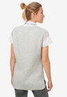 V-Neck Pullover Sweater Vest, , on-hover image number null