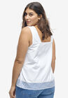Lace-Trim Tank, , on-hover image number null