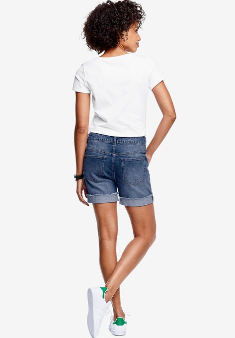 Frayed Hem Shorts, , on-hover image number null