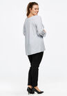 Tie Neck Peasant Tunic, , alternate image number null