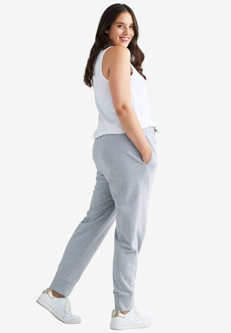 French Terry Drawstring Sweatpants, , alternate image number null