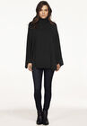 Turtleneck Poncho Sweater, , alternate image number null