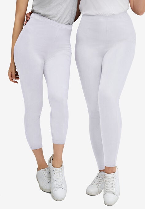 2-Pack Leggings, WHITE, hi-res image number null