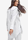 Striped Linen Blend Tunic, , on-hover image number 1