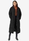 Maxi Side-Zip Puffer, BLACK, hi-res image number null