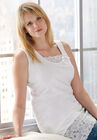 Lace Hem Tunic Tank, , alternate image number null