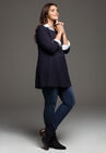 3/4 Sleeve Knit Tunic, , alternate image number null