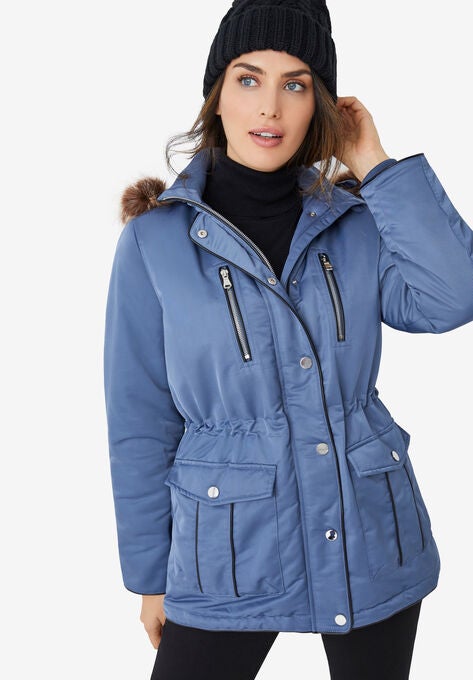 4-Pocket High-Low Parka, , alternate image number null