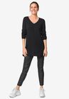 V-Neck Sweater Tunic, , alternate image number null