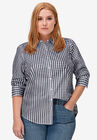 Button Down Shirt, BLACK WHITE GINGHAM, hi-res image number null
