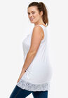 Lace Hem Tunic Tank, , on-hover image number null