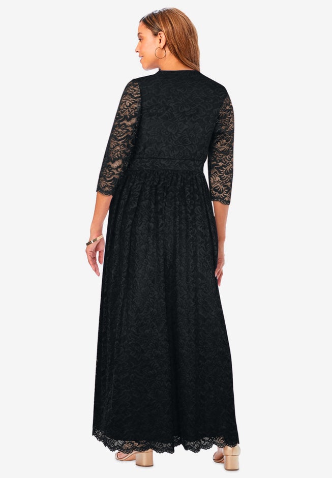 Stretch Lace Maxi Dress image number 2