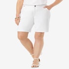 Classic Cotton Denim Shorts image number null