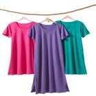 Perfect Short-Sleeve V-Neck Tee Dress image number null