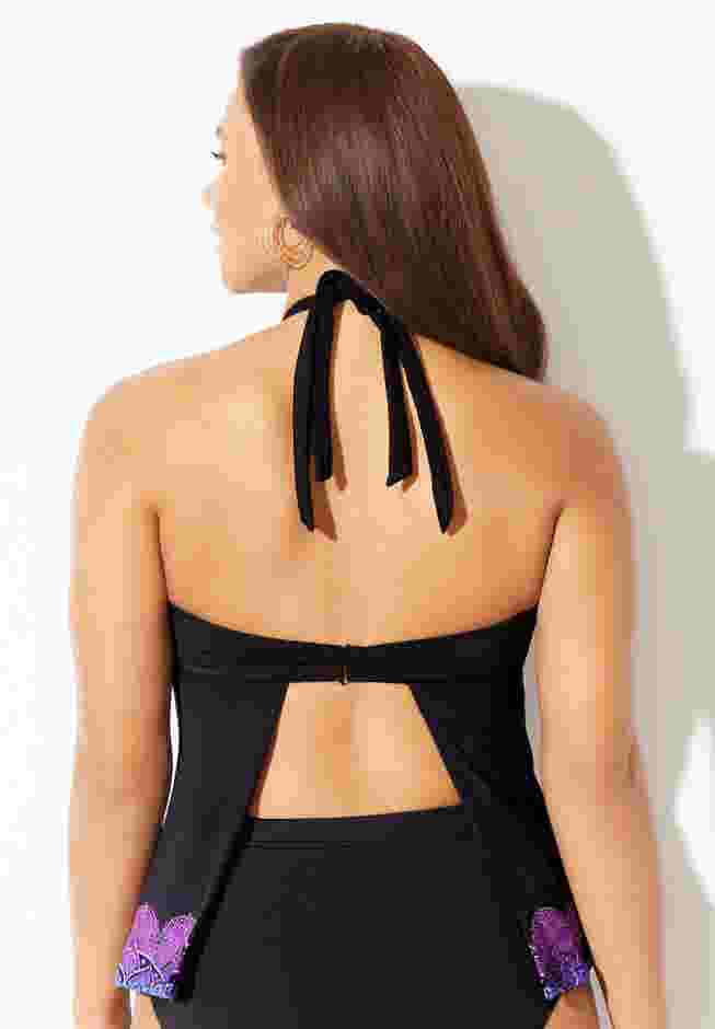 Apron Halter Tankini Top image number 1