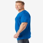 Shrink-Less&trade; Lightweight Longer-Length V-neck T-shirt image number null