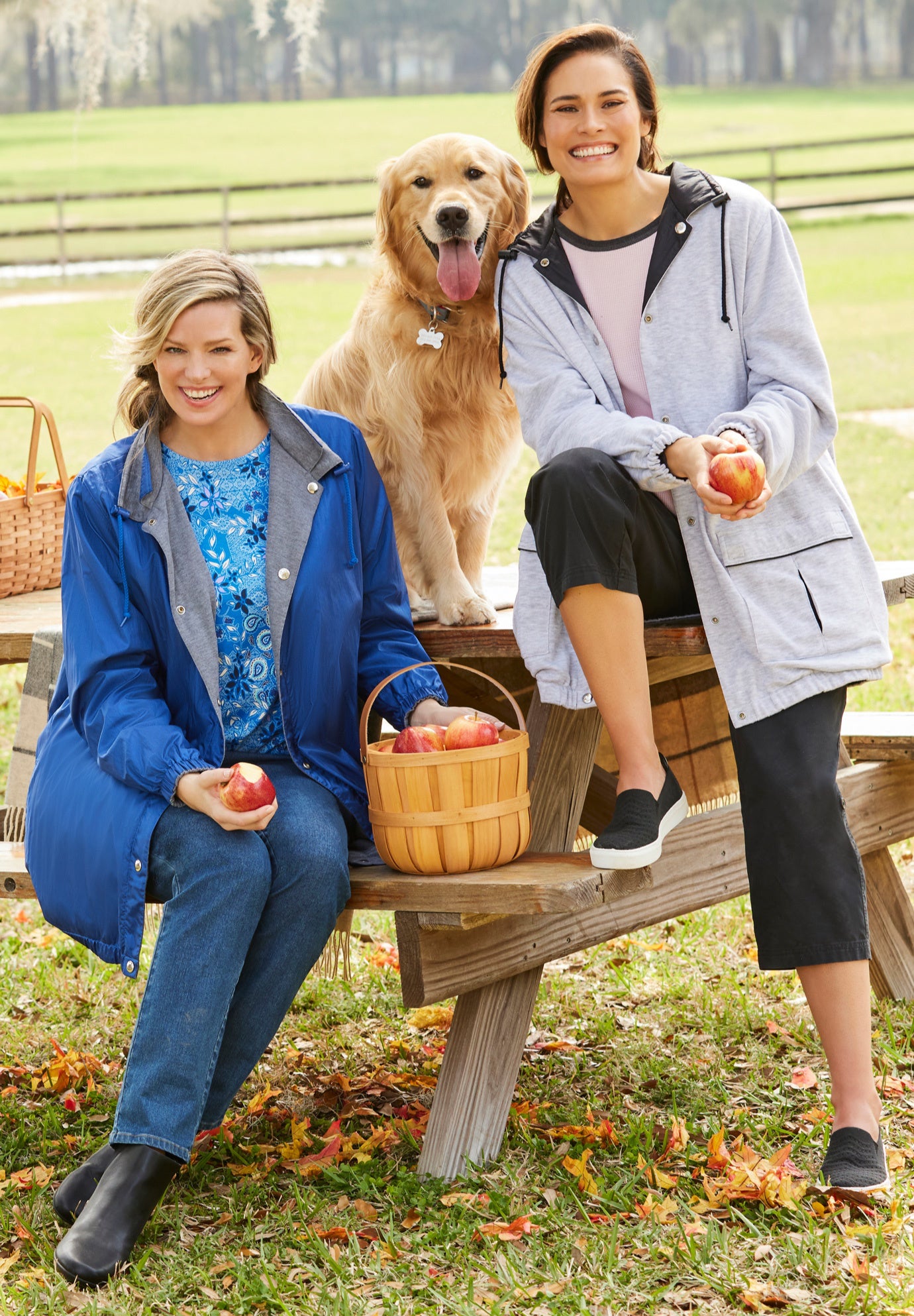 Fleece Nylon Reversible Jacket image number 9