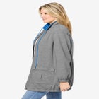 Fleece Nylon Reversible Jacket image number null