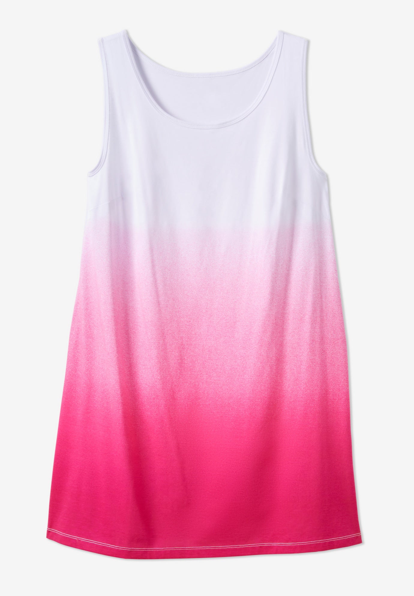 Longer-Length Dip-Dye Sleeveless Tunic image number 3