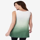 Longer-Length Dip-Dye Sleeveless Tunic image number null