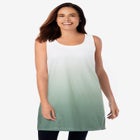 Longer-Length Dip-Dye Sleeveless Tunic image number null