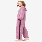 Hooded Marled Jersey Top image number null