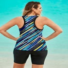 Longer-Length Racerback Tankini Top image number null