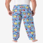 Microfleece holiday pajama pants image number null
