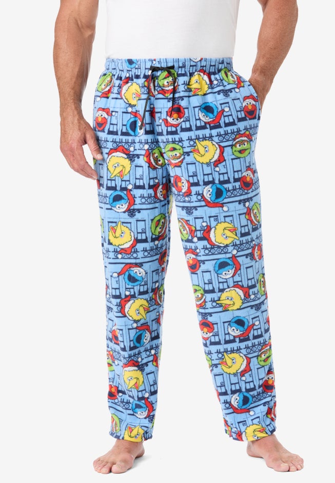 Microfleece holiday pajama pants image number 0
