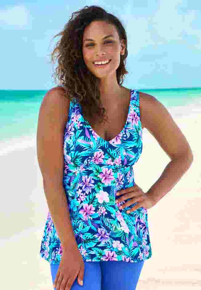 Flowy Tankini Top image number 0