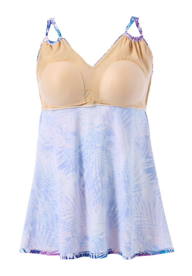 Loop Strap Two-Piece Swim Dress image number 4