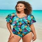 Flutter-Sleeve One-Piece image number 0