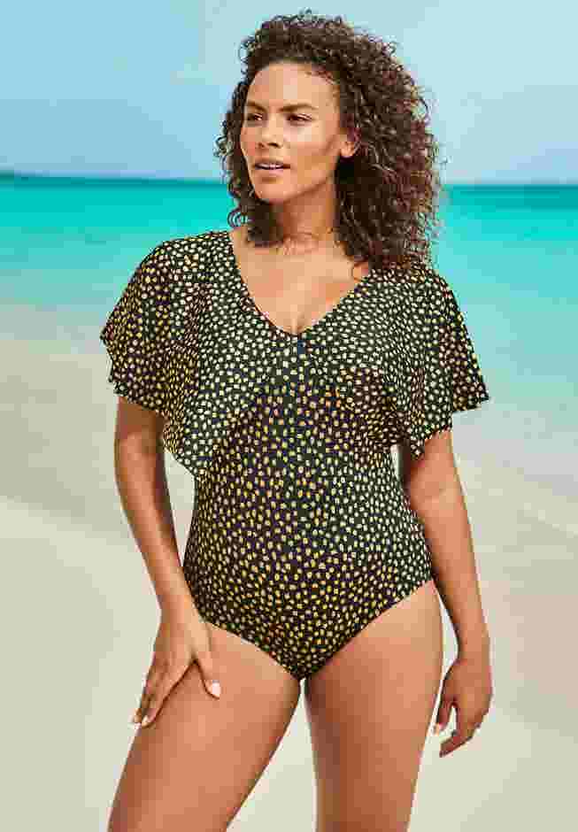Flutter-Sleeve One-Piece image number 0
