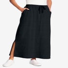 Sport Knit Side-Slit Skirt image number 0