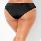 Shimmer Side Ruched Swim Brief image number null