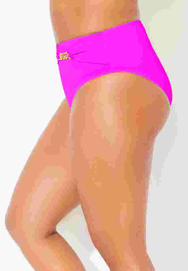 High Waist Chain Accent Swim Brief image number 2