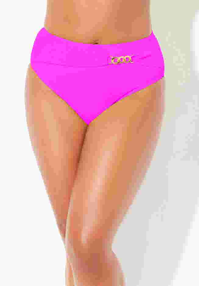 High Waist Chain Accent Swim Brief image number 0