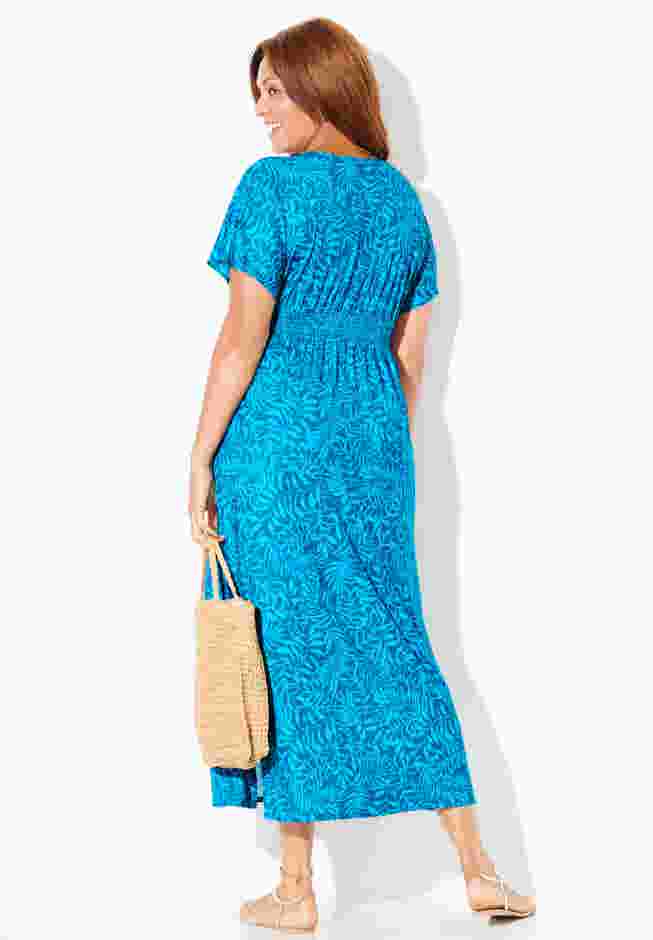 Pack & Go Wrinkle-Resistant Maxi Cover Up Dress image number 1