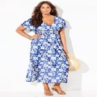 Pack & Go Wrinkle-Resistant Maxi Cover Up Dress image number null