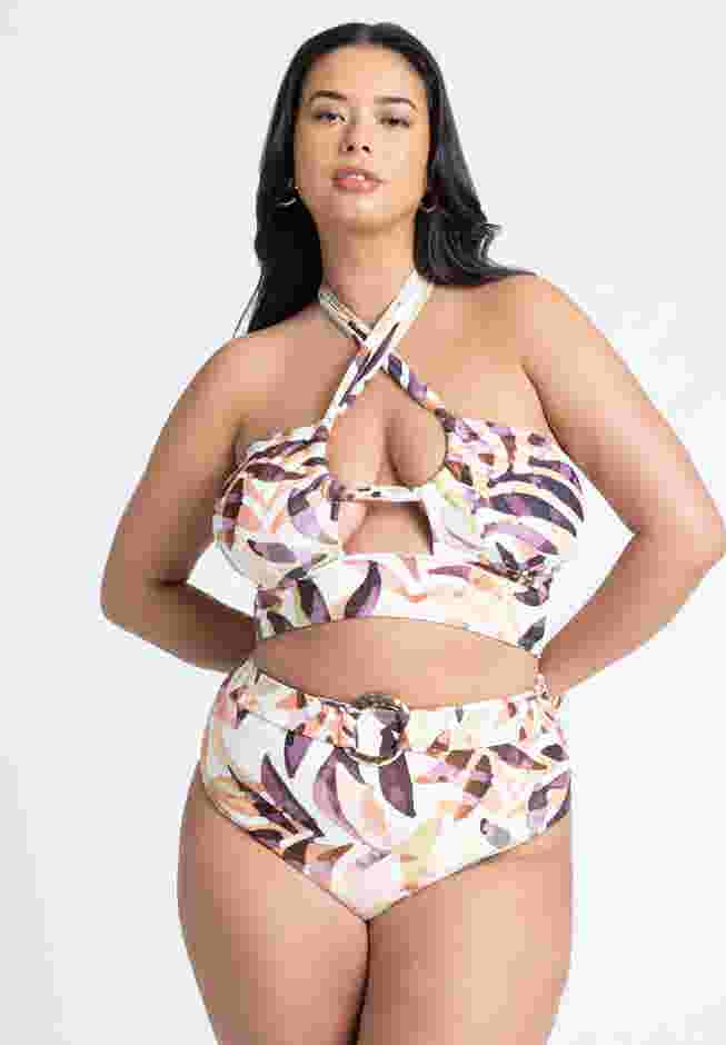 Cross Halter Bikini Top image number 3