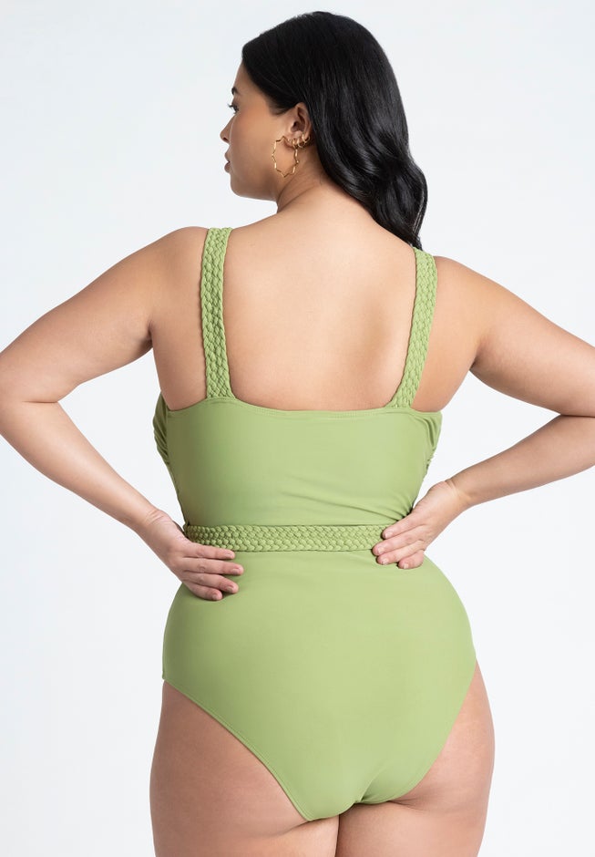 Seashell Clasp Belt One Piece image number null
