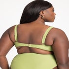 One Shoulder Ring Hardware Bikini Top image number null