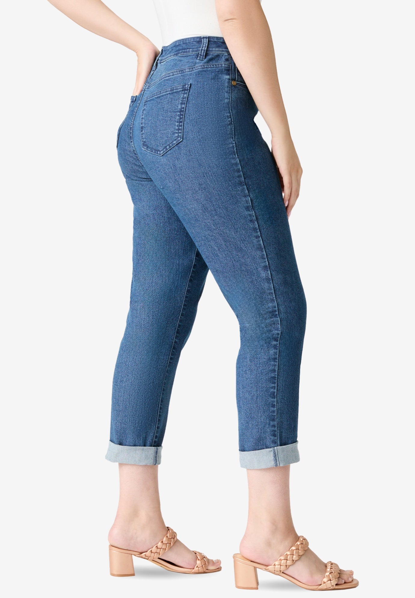Plus Size 24/7 Stretch Boyfriend Jean image number 2