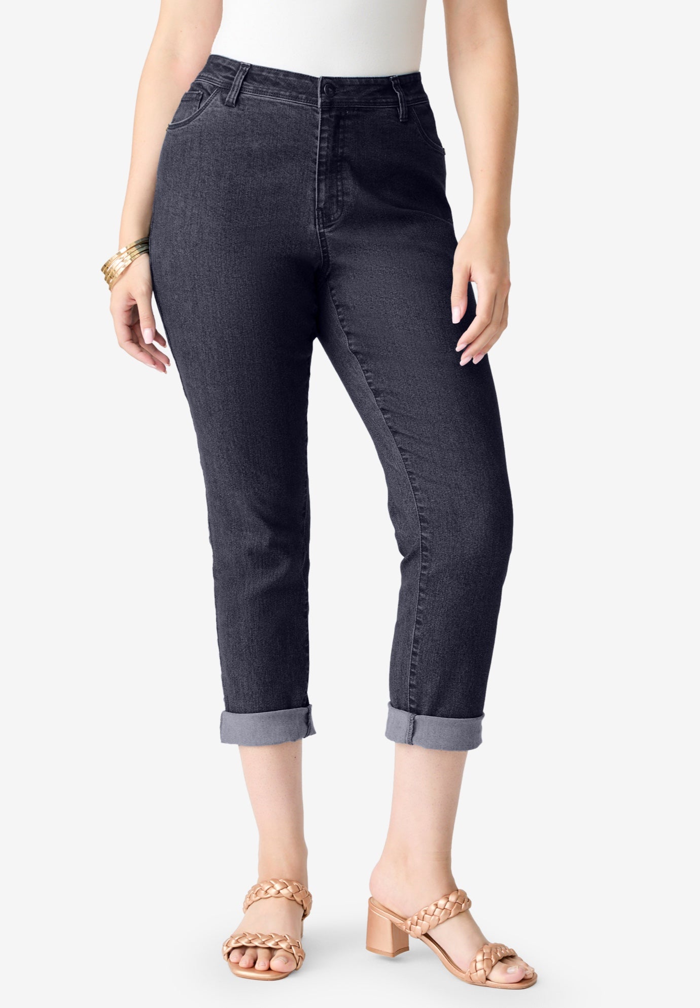 Plus Size 24/7 Stretch Boyfriend Jean image number 0